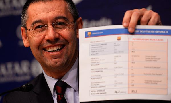 Бартомеу предоставляет доказательства о разрешении скандала с переходом Неймара, Getty Images