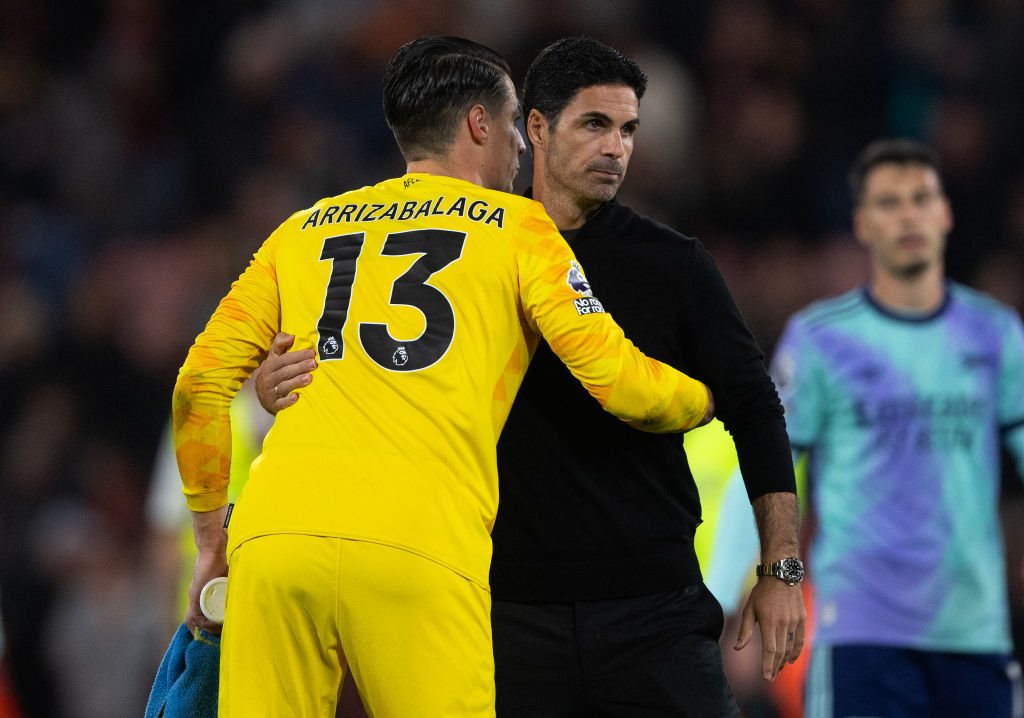 Кепа та Мікель Артета, getty images