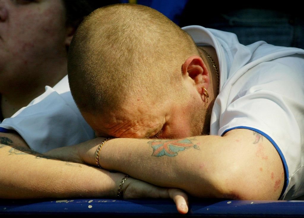 Вболівальник Лідсу після вильоту з АПЛ, GETTY IMAGES