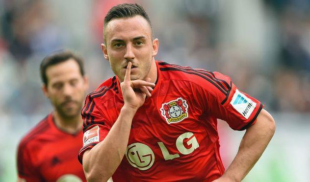 Дрмич открыл счет своим голам за Байер, фото getty images