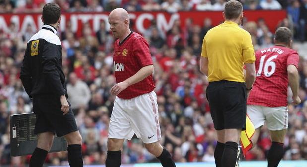 Берг в матче легенд МЮ и Реала, Getty Images