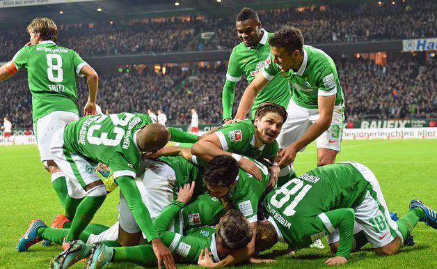 Вердер праздновал вторую кряду победу в чемпионате, фото getty images