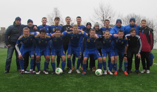 Студенческая сборная — первый четвертьфиналист. Фото Артура Валерко, Football.ua.