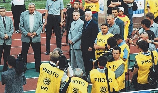 З Григорієм Суркісом, фото з архіву В.П.Пустовойтенка