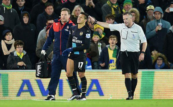 Алексис Санчес получил травму, Getty Images