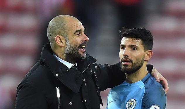 После матча Хосеп Гвардиола расхваливал автора победного гола Серхио Агуэро После матча Хосеп Гвардиола расхваливал автора победного гола Серхио Агуэро