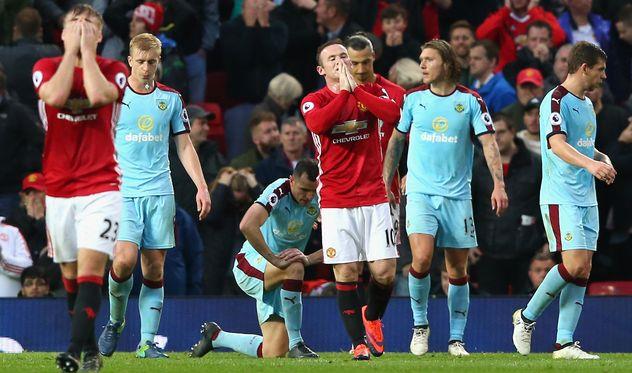 Манчестер Юнайтед так и не смог забить Бернли, getty images