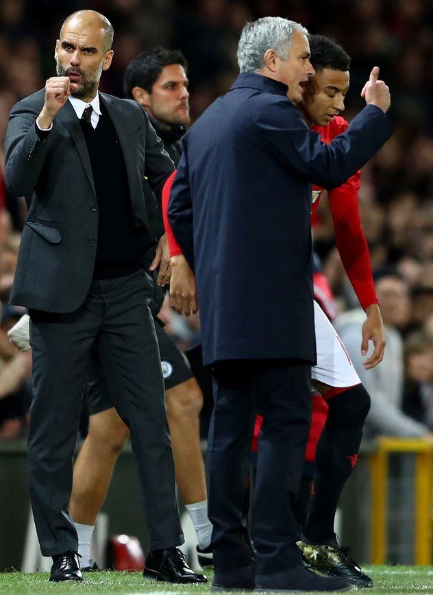 Пеп Гвардиола и Жозе Моуриньо, getty images