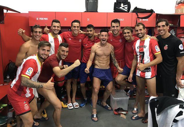 Радость игроков Жироны, getty images