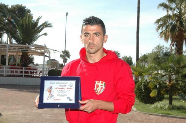 Самый дорогой футболист Скендербеу по версии transfermarkt — Сабиен Лалай, фото aSport.al