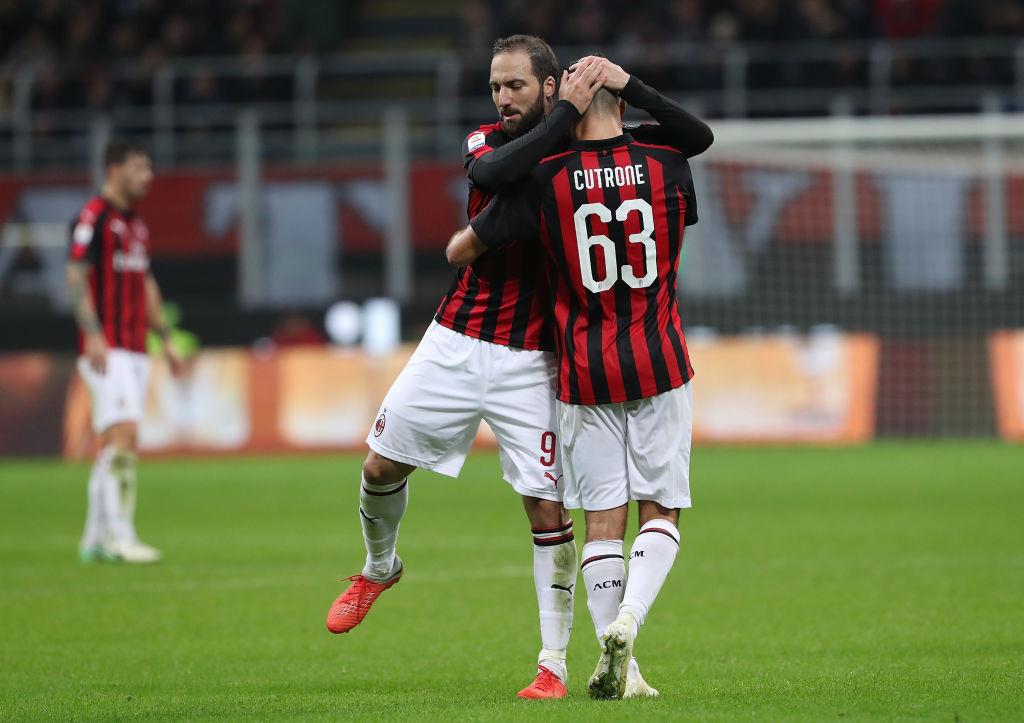 Гонсало Игуаин и Патрик Кутроне, getty images