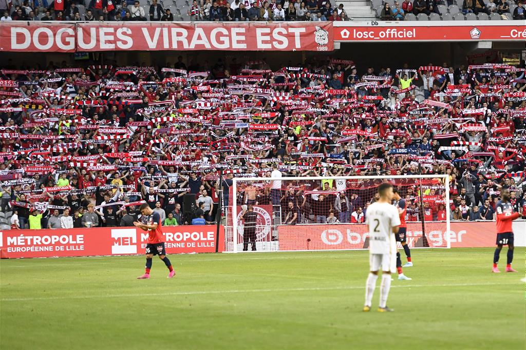 Поддержка Лилля, фото twitter.com/losclive