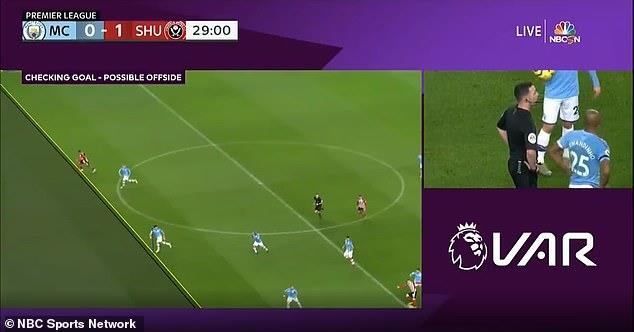 НАПАДАЮЩИЙ ШЕФФИЛД ЮНАЙТЕД ДЕЙСТВУЕТ НА ГРАНИ В МАТЧЕ ПРОТИВ МАН СИТИ, ФОТО NBC