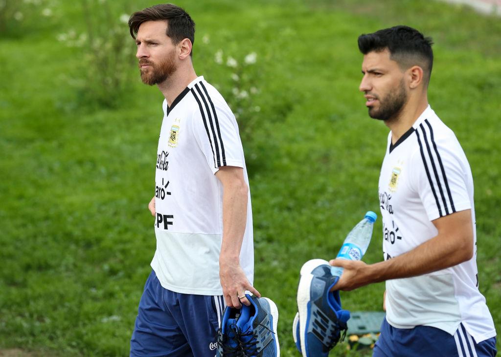 Лионель Месси и Серхио Агуэро, Getty Images