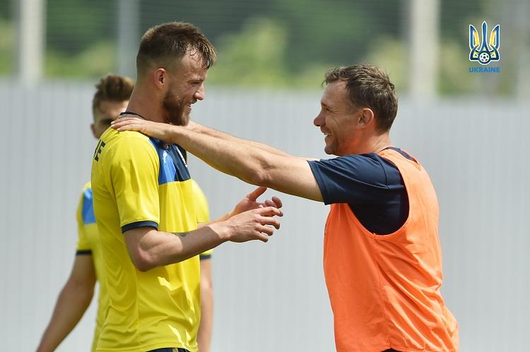 Андрей Ярмоленко и Андрей Шевченко, фото УАФ