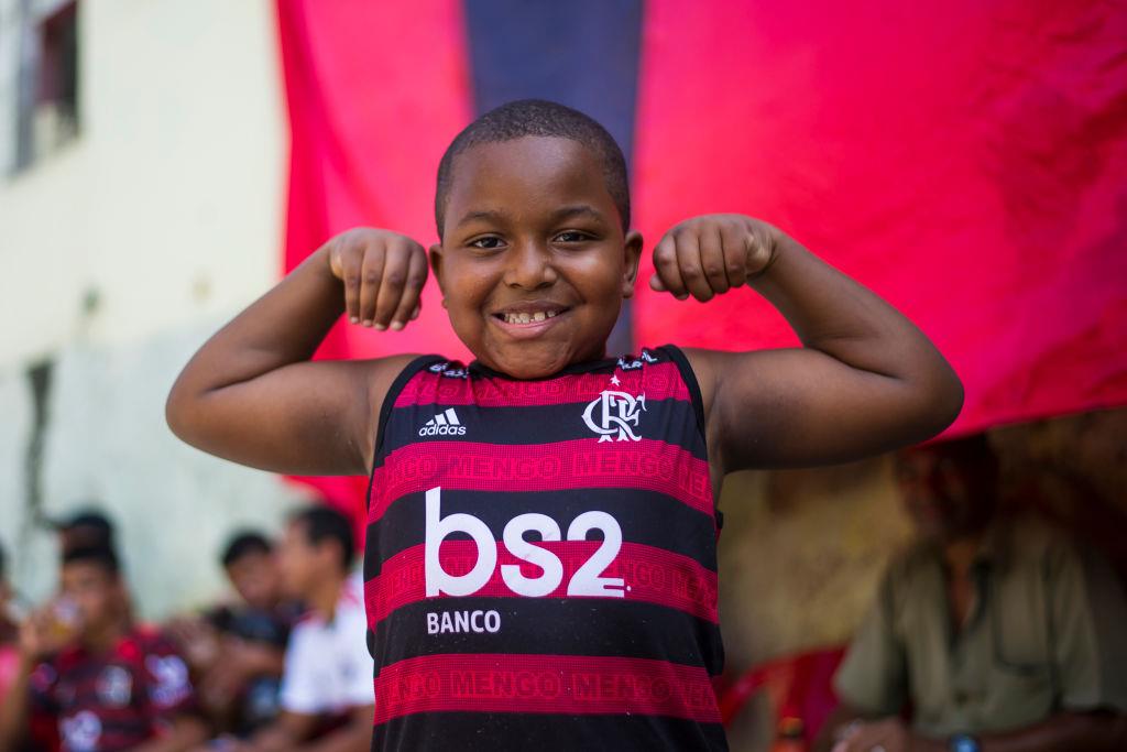 Болельщик Фламенго имитирует Габигола во время КЧМ, Getty Images