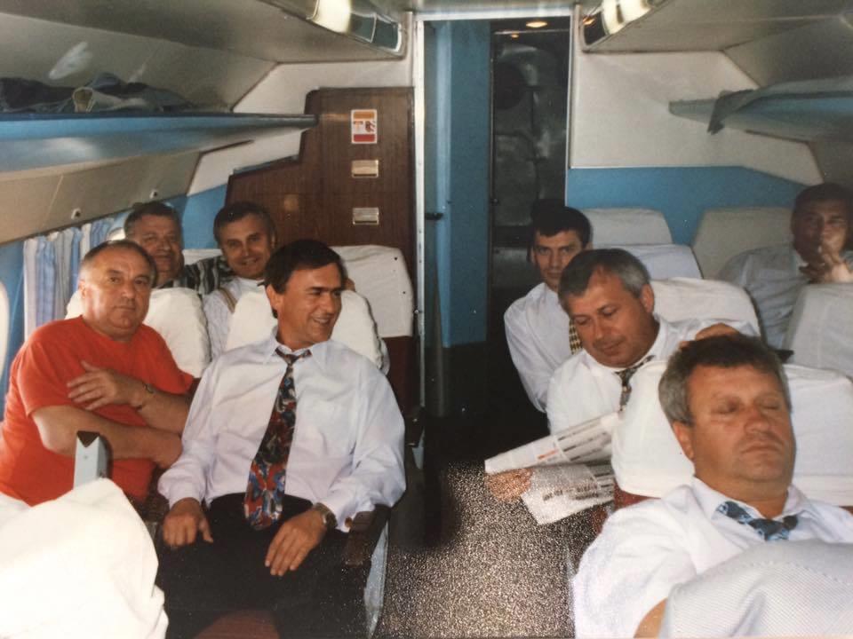 Пожечевський у складі делегації Ворскли на шляху до Риги