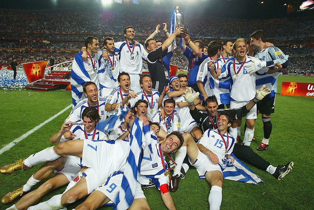 Сборная Греции — чемпион Европы 2004 года, Getty Images