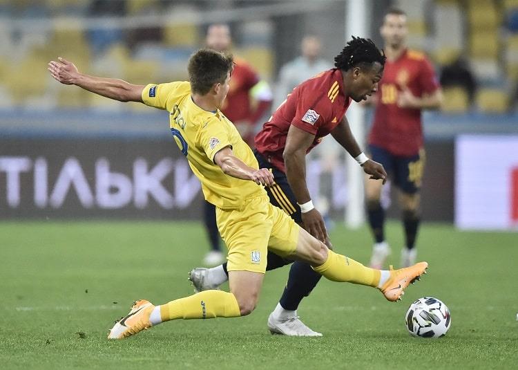 Украина — Испания, УАФ