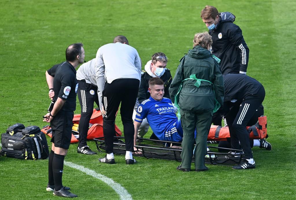 Харви Барнс в матче против Арсенала, Getty Images