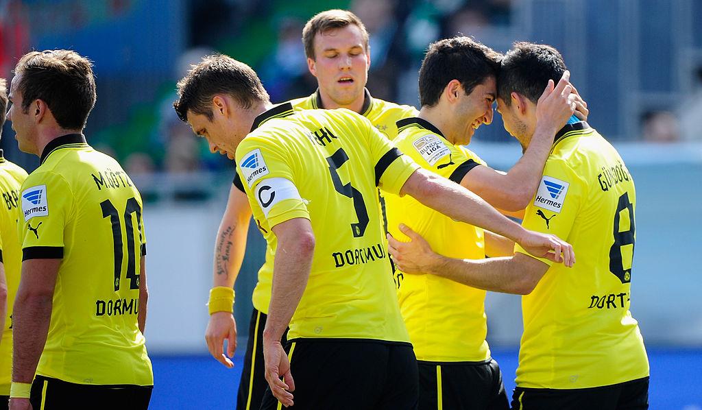 Нури Шахин празднует вместе с Илкаем Гюндоганом, Getty Images