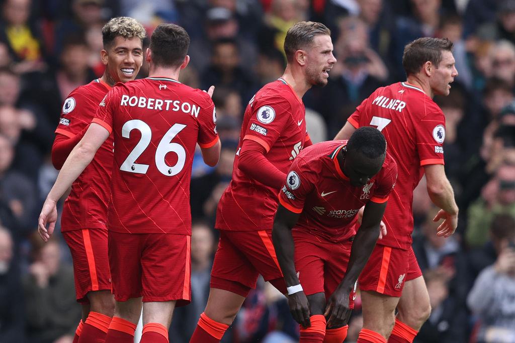 Роберто Фирмино празднует гол в ворота Уотфорда, Getty Images