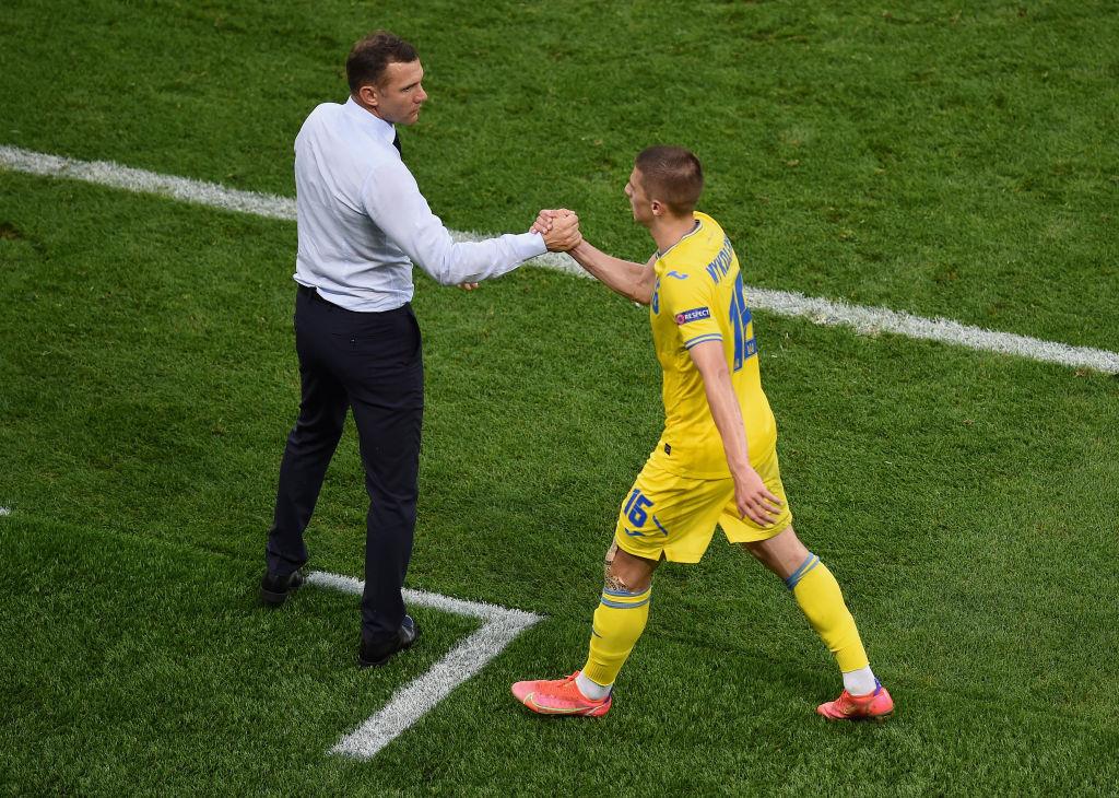 Виталий Миколенко с Андреем Шевченко, Getty Images