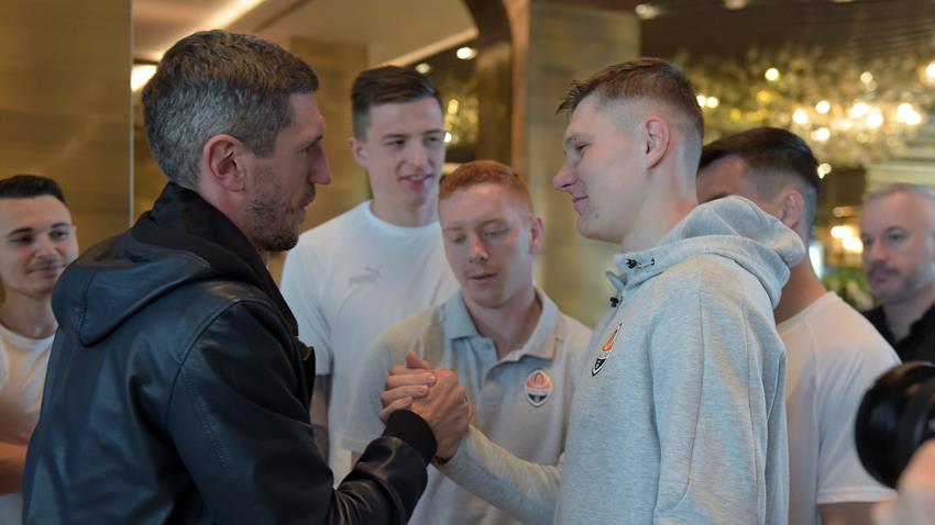 Прощання Кривцова, фото Шахтар