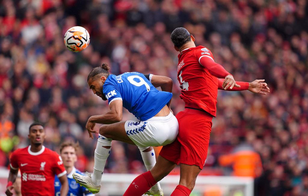 Ван Дейк у матчі проти Евертона, Getty Images