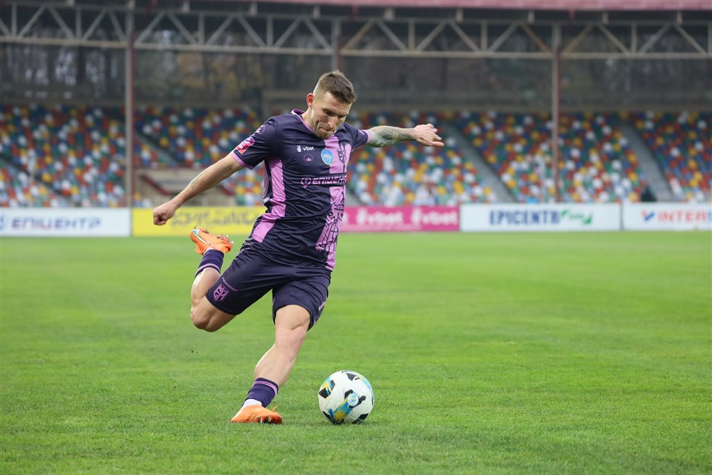 Ігор Кирюханцев провів вже 10 матчів за Епіцентр в УПЛ. Фото: ФК Епіцентр