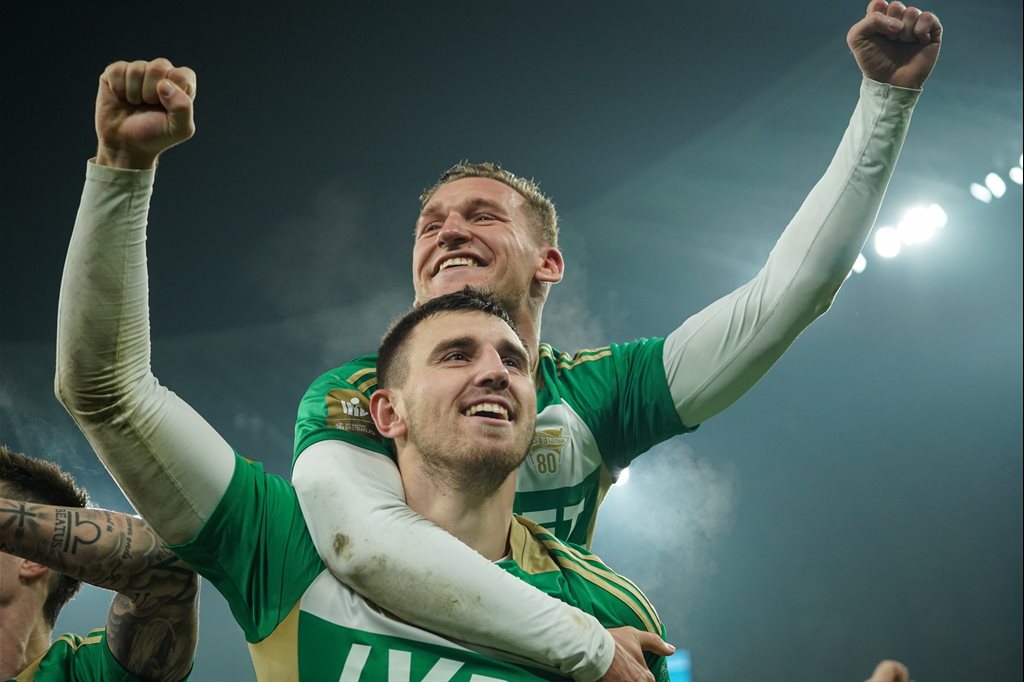 Богдан В'юнник та Максим Дячук. Фото: ФК Лехія