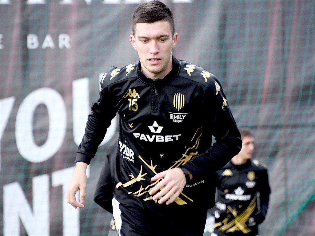 Денис Підгурський на тренуванні Руху. Фото: ФК Рух