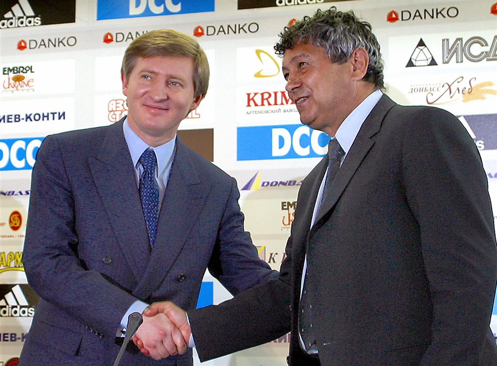 Та сама презентація Луческу у Шахтарі. Фото: Getty Images