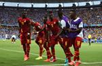 Германия	 2:2 Гана
