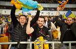 Как в Киеве поддерживали сборную Украины