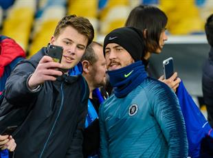 Челси опробовал газон на НСК Олимпийский