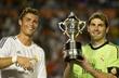 КРИШТИАНО РОНАЛДУ И ИКЕР КАСИЛЬЯС С КУБКОМ ГИНЕССА, ФОТО SKY SPORTS