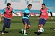 Неймар во время вчерашней тренировки, fcbarcelona.com