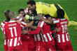 Радость игроков Олимпиакоса, olympiacos.org 