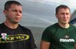 Сергей Солдатов (слева) и его помощник Олег Мазуренко, фото Артура Валерко, Football.ua