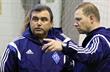 Главный тренер Динамо-2 Вадим Евтушенко (слева), фото www.fcdynamo.kiev.ua