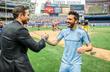 Давид Вилья приветствует Фрэнка Лампарда, nycfc.com