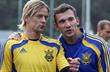 Анатолий Тимощук (слева) и Андрей Шевченко, football.sport.ua