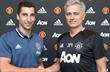Генрих Мхитарян и Жозе Моуриньо, twitter.com/ManUtd