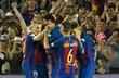 Радость игроков Барселоны, twitter.com/FCBarcelona