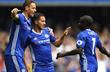 Игроки Челси празднуют гол Азара, twitter/chelseafc