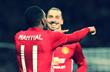 Мартиаль и Ибрахимович отметились дублем, twitter.com/manutd