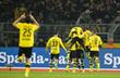 Игроки Боруссии Дортмунд празднуют мяч в ворота соперника, twitter.com/bvb
