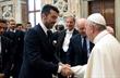 Джанлуиджи Буффон и папа римский Франциск, reuters