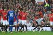 Игроки Манчестер Юнайтед празднуют взятие ворот, GETTY IMAGES